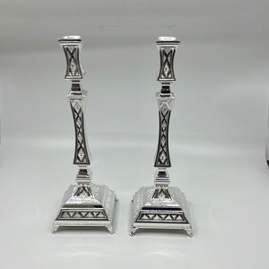Sterling Silver Candlesticks SHR 322