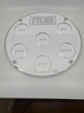 Lucite Seder Plate with Mirror Design PSP LC S