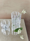 Crackle Tea Light Holder - Clear 7062424 (set of 2)