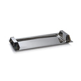 Zodax Berkane Rectangular Bar Tray With Horn Trim IN-7748 - Elegant Sterling 