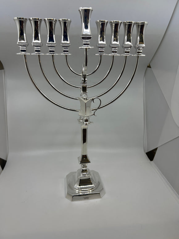 Sterling Silver Menorah With Pitcher HZ 6602