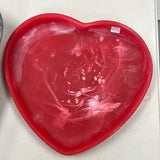 Resin Large Heart Various Colours XQ03