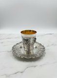 Kiddush Cup Set Chosson Decorated