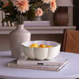 Encanto Calabaza Medium Bowl (Cream and White) 8754