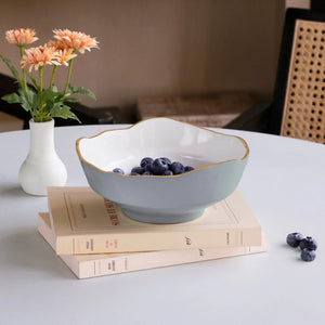 ENCANTO Dakota Small Bowl (Slate and White) 8762