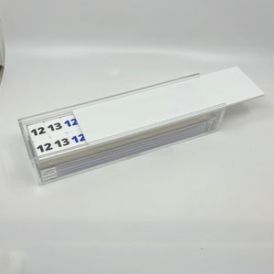Acrylic Rummy Tile Game -White RGS-W