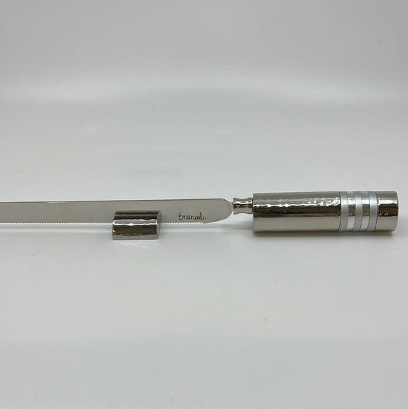 Challah Knife  KN-ML-W/S White handle