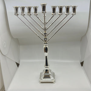 Sterling Silver Menorah - Chabad Mozart HD 5076