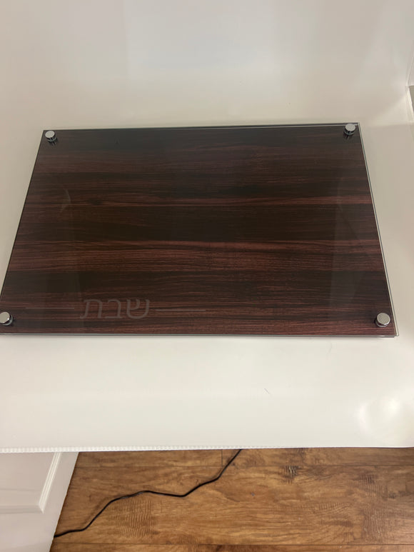 Lucite Challah Board  JCBP-WD Wood Look