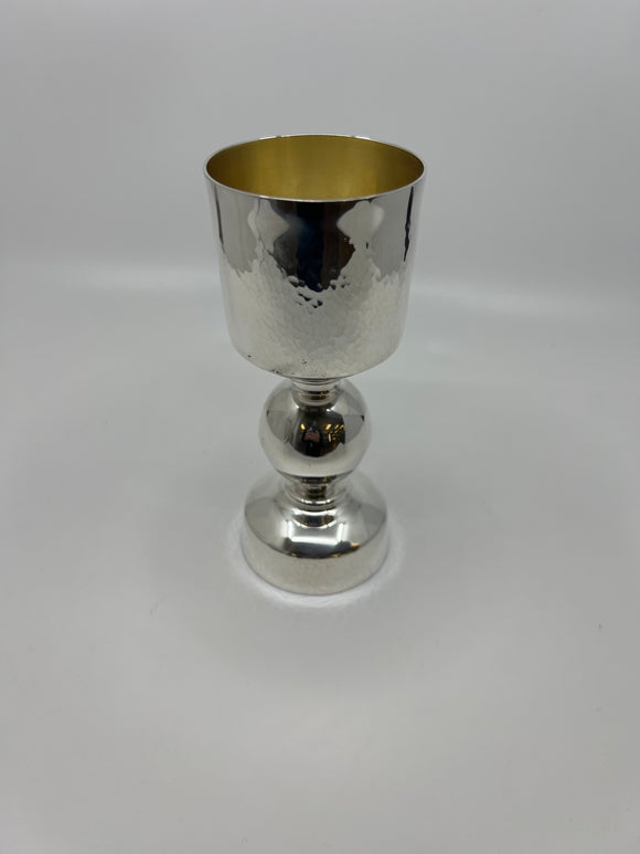 Kiddush Cup  Hammered 212H