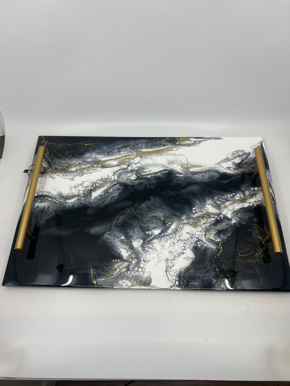 Lucite Tray - Onyx