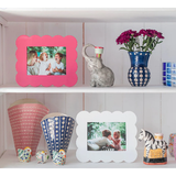 Lacquer Scallop Photo Frame, Watermelon FR 11003
