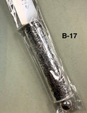 Sterling Plated Challah Knife with Victorinox Blade - 608 BR