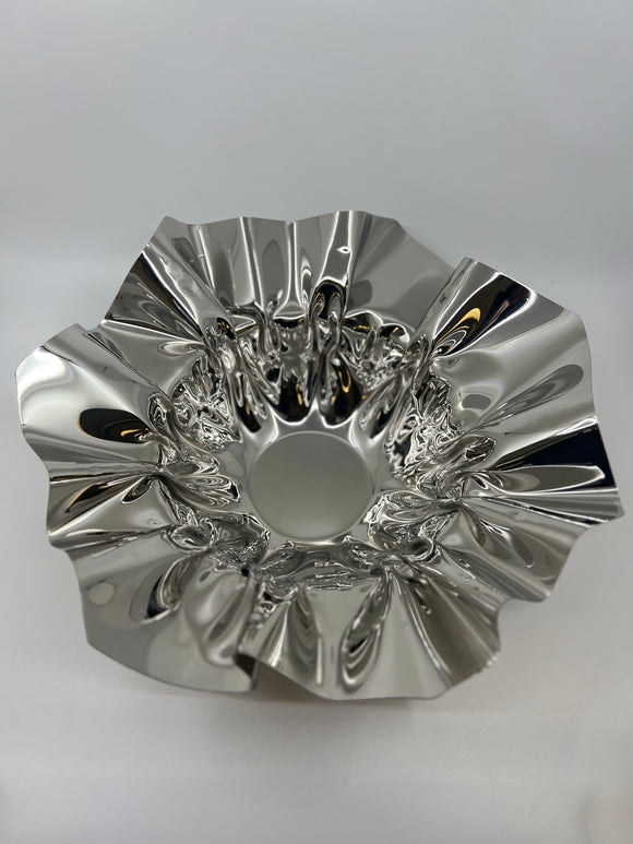 Crumpled Bowl Shaped Stainless Steel MSB 1032