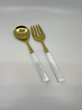 Acrylic Handle Salad Servers SS 2160