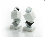 Torre Objet Marble & Silver