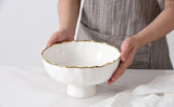Medium Footed Bowl POR0020WG