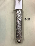 Challah Knife Serrated Sterling Silver .925 Handle 608 BR
