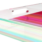 Gradient Red Tray by Nicolette Mayer - Elegant Sterling 