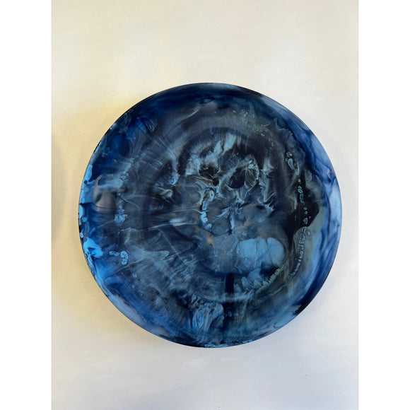 Resin Shallow Bowl with Rim P02 C06 BL