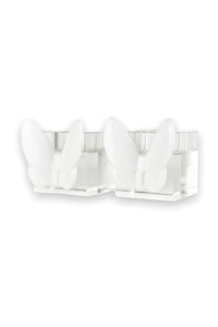 Butterfly Tea Light Holders - White