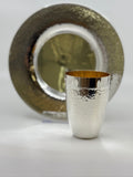 Kiddush Cup Set hammered SHR 416/417