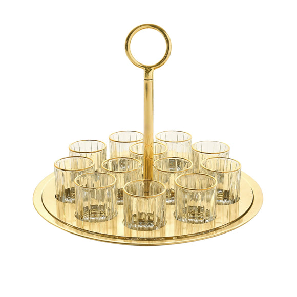 Sphere Server & Shot Glass Set 51106