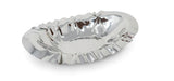 Oval Shaped Stainless Steel Bowl with Ruffle Edge MSB 3037