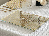 Laser Cut Challah Tray  JCBLC-GD