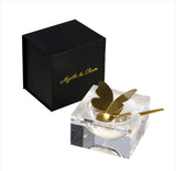 Luxe Honey Dish | Gold Butterfly Knob MR-2