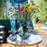 Hibiscus Glass Carnevale Bud Vase 8580 CV-GB - Elegant Sterling 