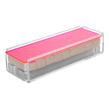 Lucite Rummy Tile Game - Hot Pink