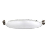 Pebble Gunmetal Oval Serving Tray 51109