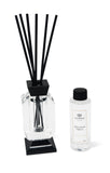 Crystal Diffuser With Black Accents - Lily Of The Valley Scent VD3915 - Elegant Sterling 