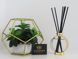Gold Plated Diffuser, White Flower Scent VGD4453 - Elegant Sterling 