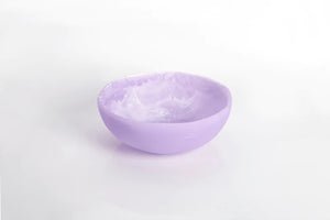 Wave Medium Resin Bowl, Lavender - (L01)