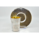 Kiddush Cup Set Hammered 240015DB/4671-1B