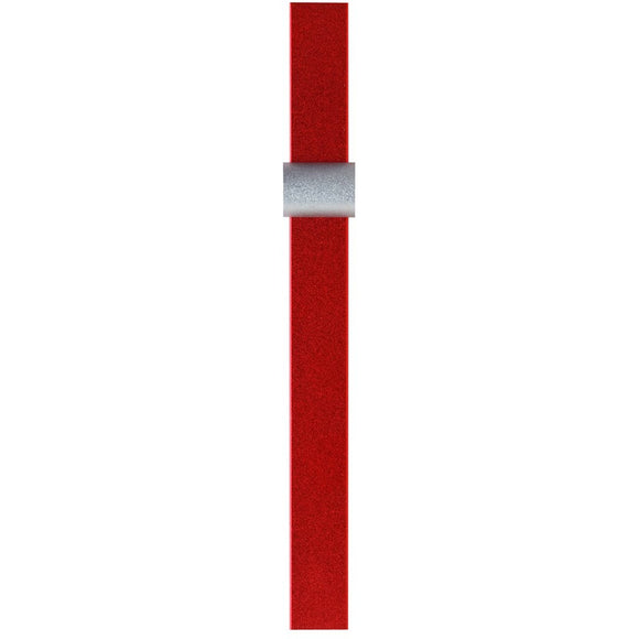 Mezuzah - Red - Elegant Sterling 