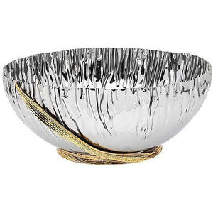 Crumpled Leaf Bowl - Elegant Sterling 