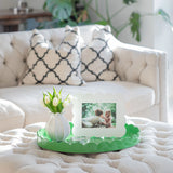 Lacquer Scallop Photo Frame White FR 11000