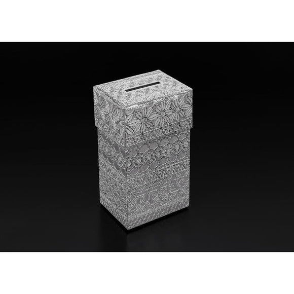 Metalace Tzedakah Box - Ribbon Lace - Elegant Sterling 