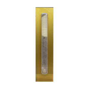 Lucite Mezuzah, Gold