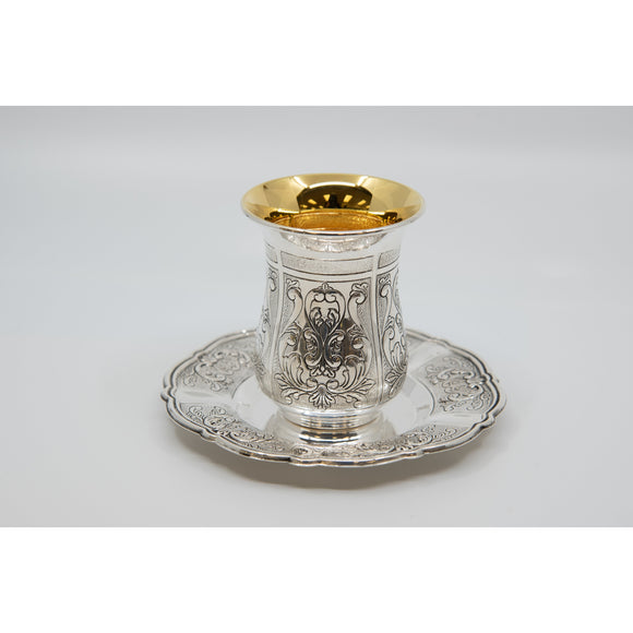 Kiddush Cup Set - Elegant Sterling 