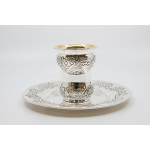 Kiddush Cup Set - Elegant Sterling 