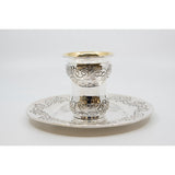 Kiddush Cup Set - Elegant Sterling 