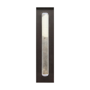 Lucite Mezuzah, Charcoal