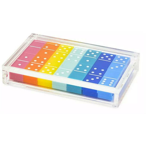 Acrylic Multi Color Dominoes