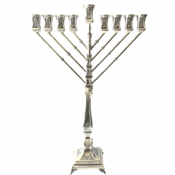 Sterling Silver Menorah Large HD 5011