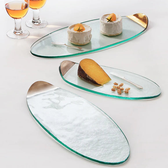 Modern Glass Cheese Board (MD230G)