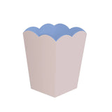 Scalloped Lacquer Bin – Pink & Blue BIN003